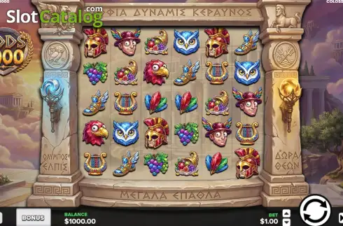 Скрин2. Gods 1000 слот