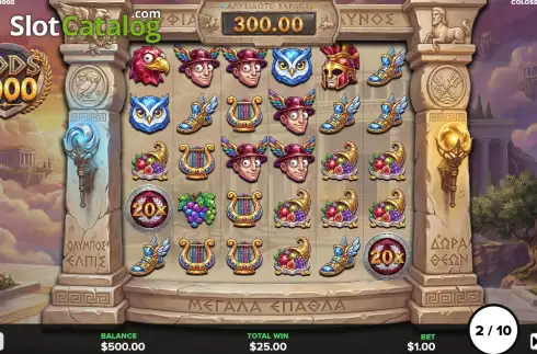 Скрин3. Gods 1000 слот