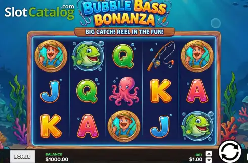 Скрин2. Bubble Bass Bonanza слот