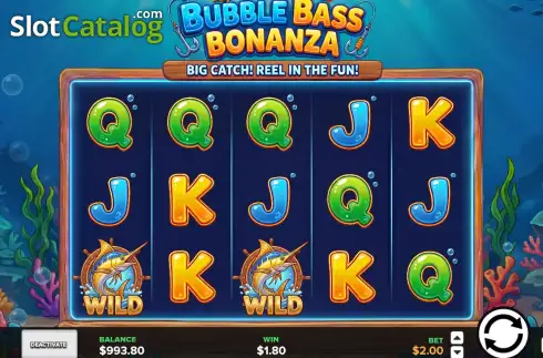 Скрин3. Bubble Bass Bonanza слот