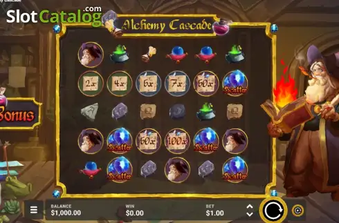 Скрин2. Alchemy Cascade слот