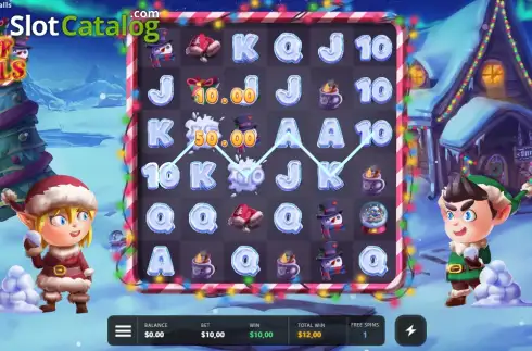 Скрин3. Elf Balls слот