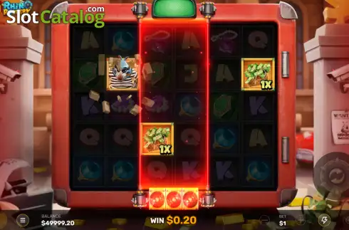 Скрин3. Rhino Robbery слот