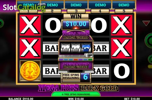 Скрин3. Mega Pots Bar X Gold (Crucible Gaming) слот
