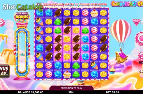 Скрин2. Candyland Cash слот