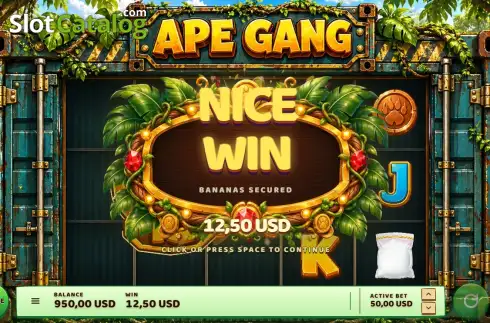 Скрин3. Ape Gang слот