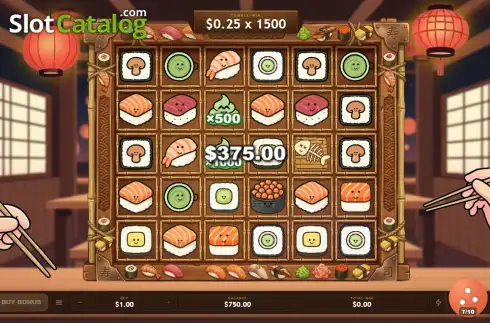 Скрин3. Kawaii Sushi 1000 слот