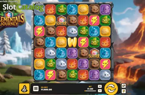 Скрин2. Elementals Journey слот