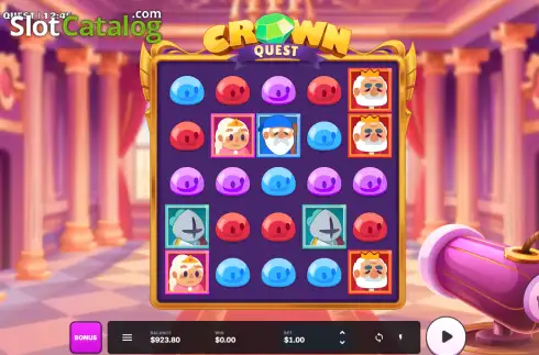 Скрин2. Crown Quest слот
