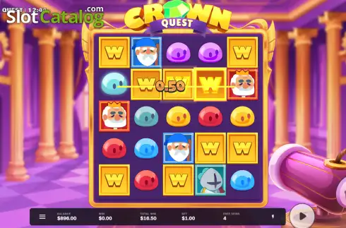 Скрин3. Crown Quest слот