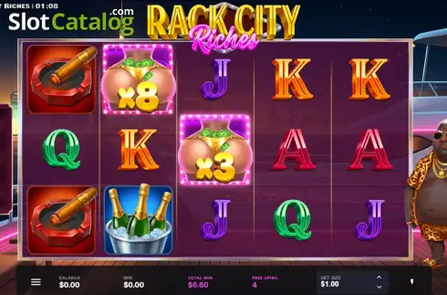 Скрин3. Rack City Riches слот