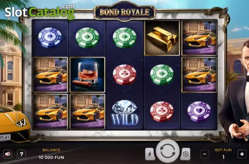Скрин2. Bond Royale слот