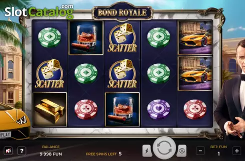 Скрин3. Bond Royale слот