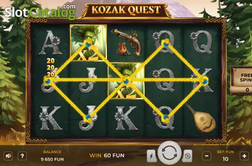 Скрин3. Kozak Quest слот