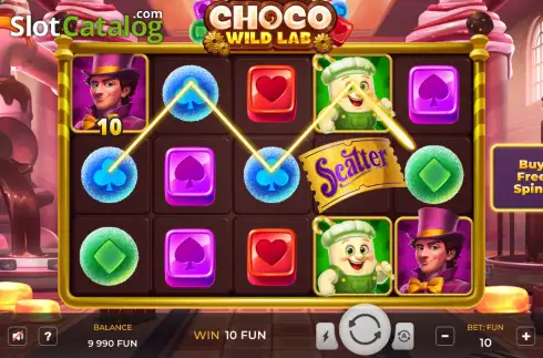 Скрин3. Choco Wild Lab слот