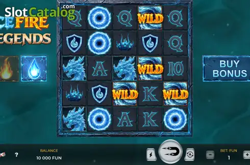 Скрин2. Ice Fire Legends слот