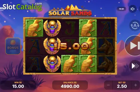Скрин3. Solar Sands слот