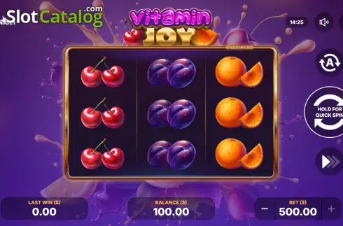 Скрин2. Vitamin Joy слот