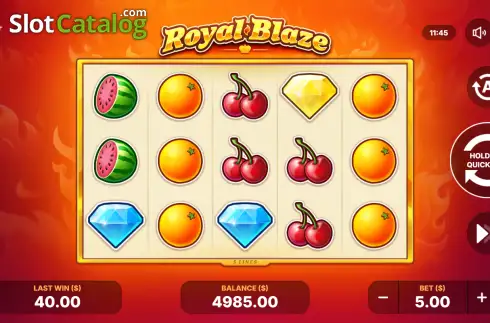 Скрин2. Royal Blaze слот