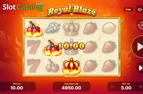 Скрин3. Royal Blaze слот