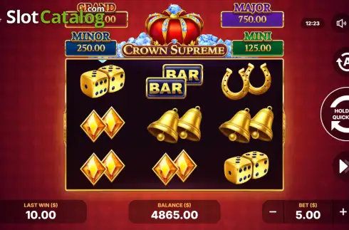 Скрин2. Crown Supreme слот