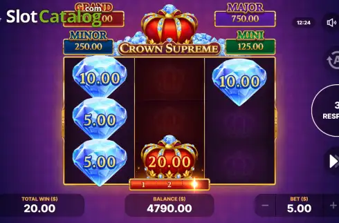 Скрин3. Crown Supreme слот