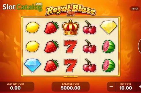 Скрин2. Royal Blaze 20 слот