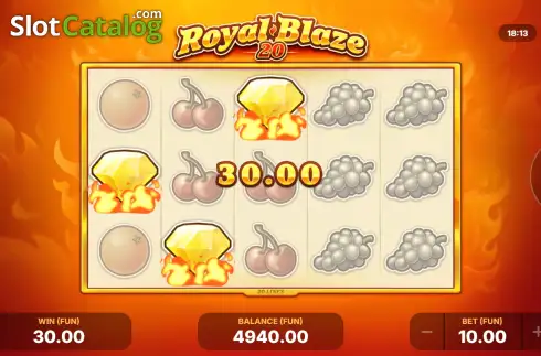 Скрин3. Royal Blaze 20 слот