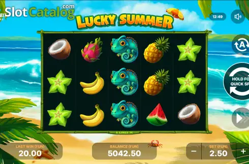 Скрин2. Lucky Summer слот