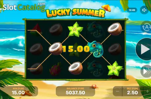 Скрин3. Lucky Summer слот