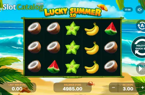 Скрин2. Lucky Summer 20 слот