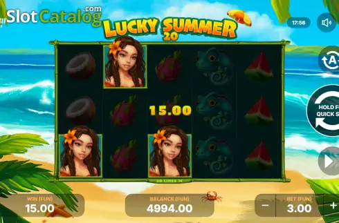 Скрин3. Lucky Summer 20 слот