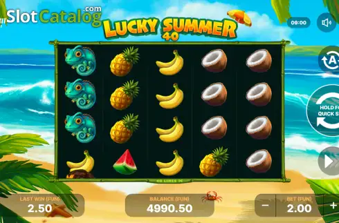 Скрин2. Lucky Summer 40 слот