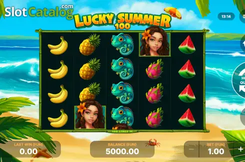 Скрин2. Lucky Summer 100 слот