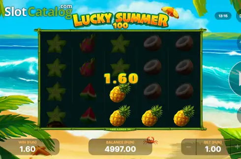 Скрин3. Lucky Summer 100 слот
