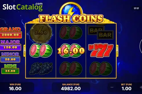 Скрин3. Flash Coins: Hold and Win слот
