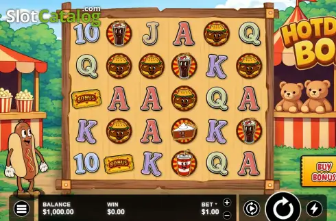 Скрин2. Hot Dog Bob слот