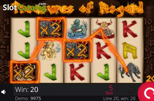 Скрин4. Treasures of Asgard слот