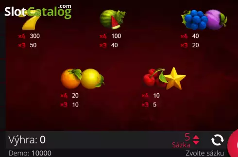 Скрин5. Sticky Fruits слот