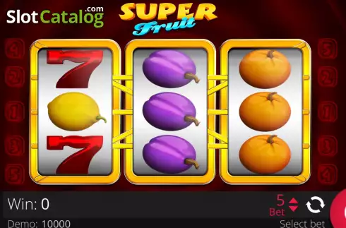 Скрин3. Super Fruit (e-gaming) слот