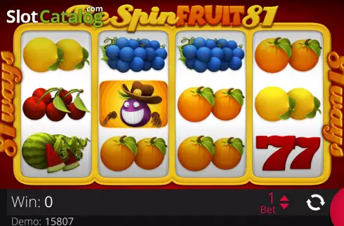 Скрин2. Respin Fruit 81 слот