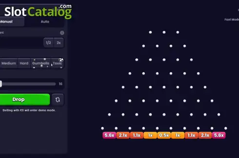 Скрин2. Plinko (Ebaka Games) слот