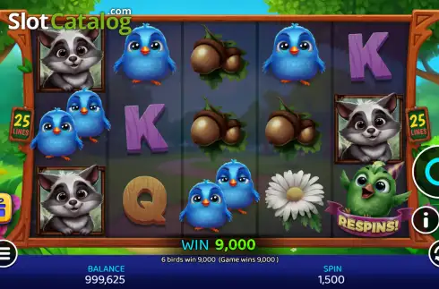 Скрин3. Blue Bird Bonus слот
