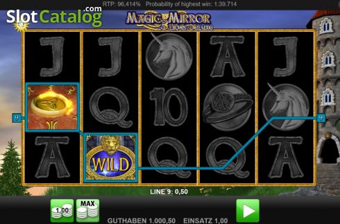 Скрин4. Magic Mirror 3 Lions Deluxe слот
