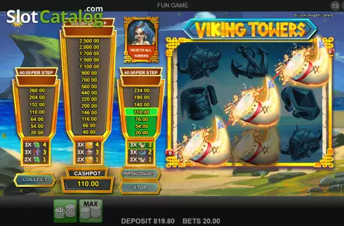 Скрин4. Viking Towers слот
