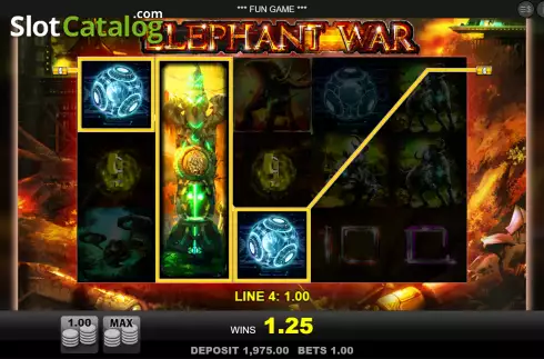 Скрин6. Elephant War слот