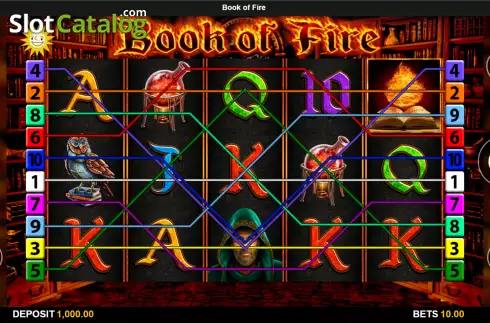 Скрин2. Book of Fire слот