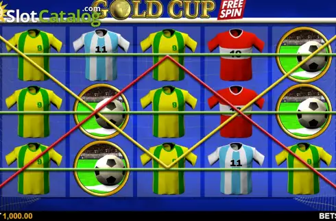 Скрин2. Gold Cup Free Spin слот