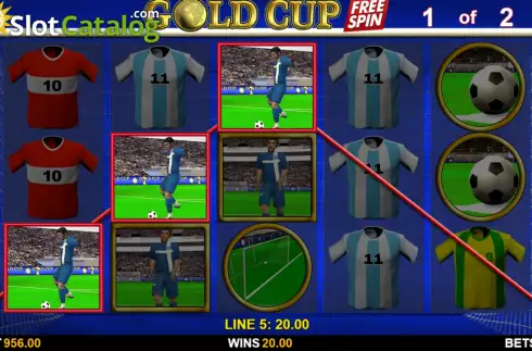 Скрин4. Gold Cup Free Spin слот