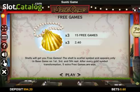Скрин7. Sushi Game слот